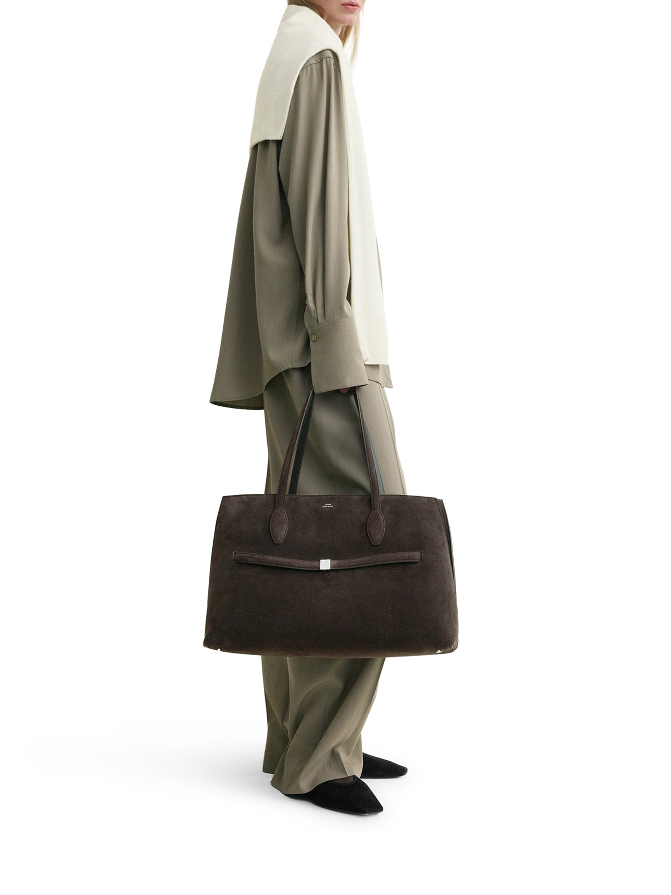 BAG SUEDE LOUNGE TOTE