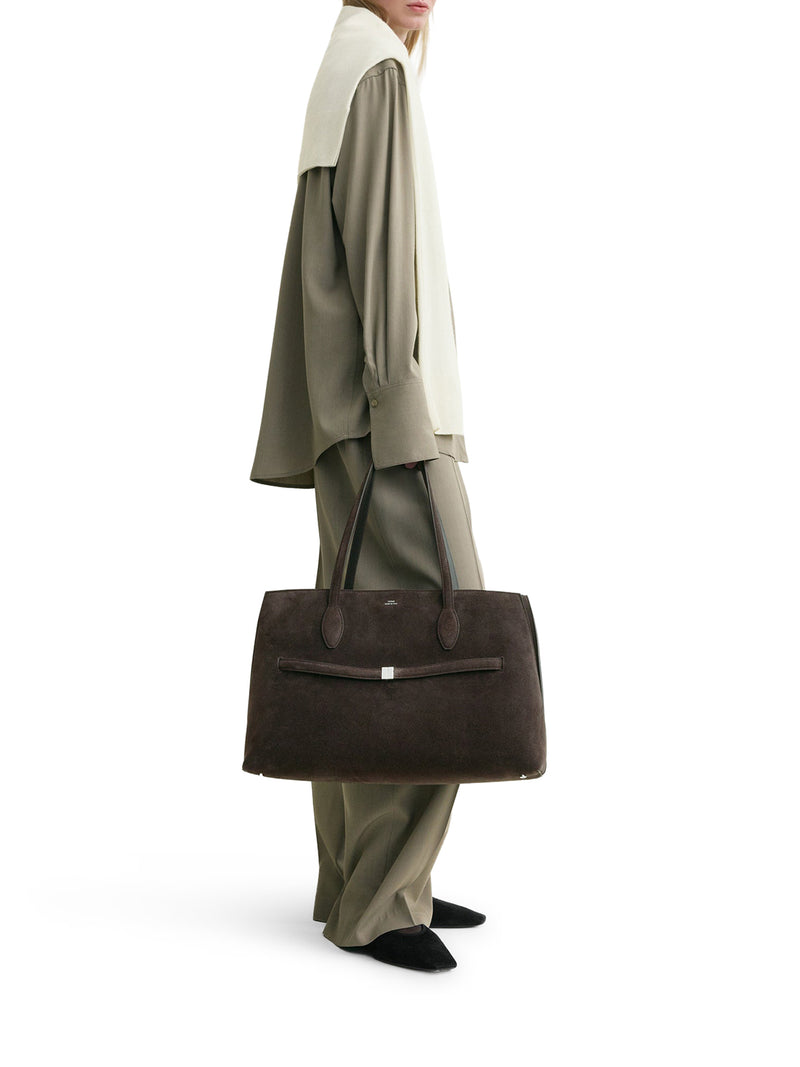 BAG SUEDE LOUNGE TOTE
