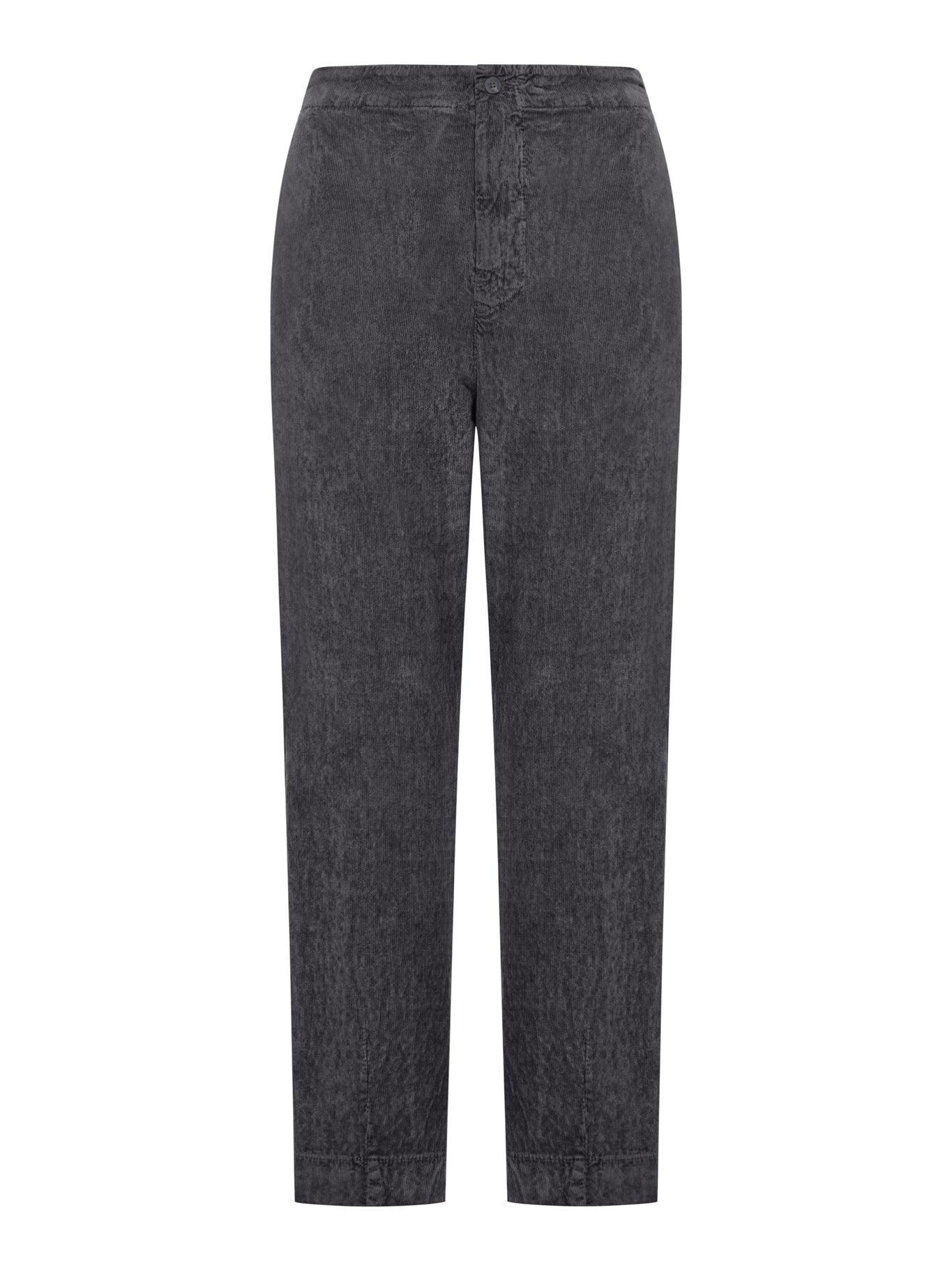 REGULAR FIT VELVET RIBBED TROUSERS
