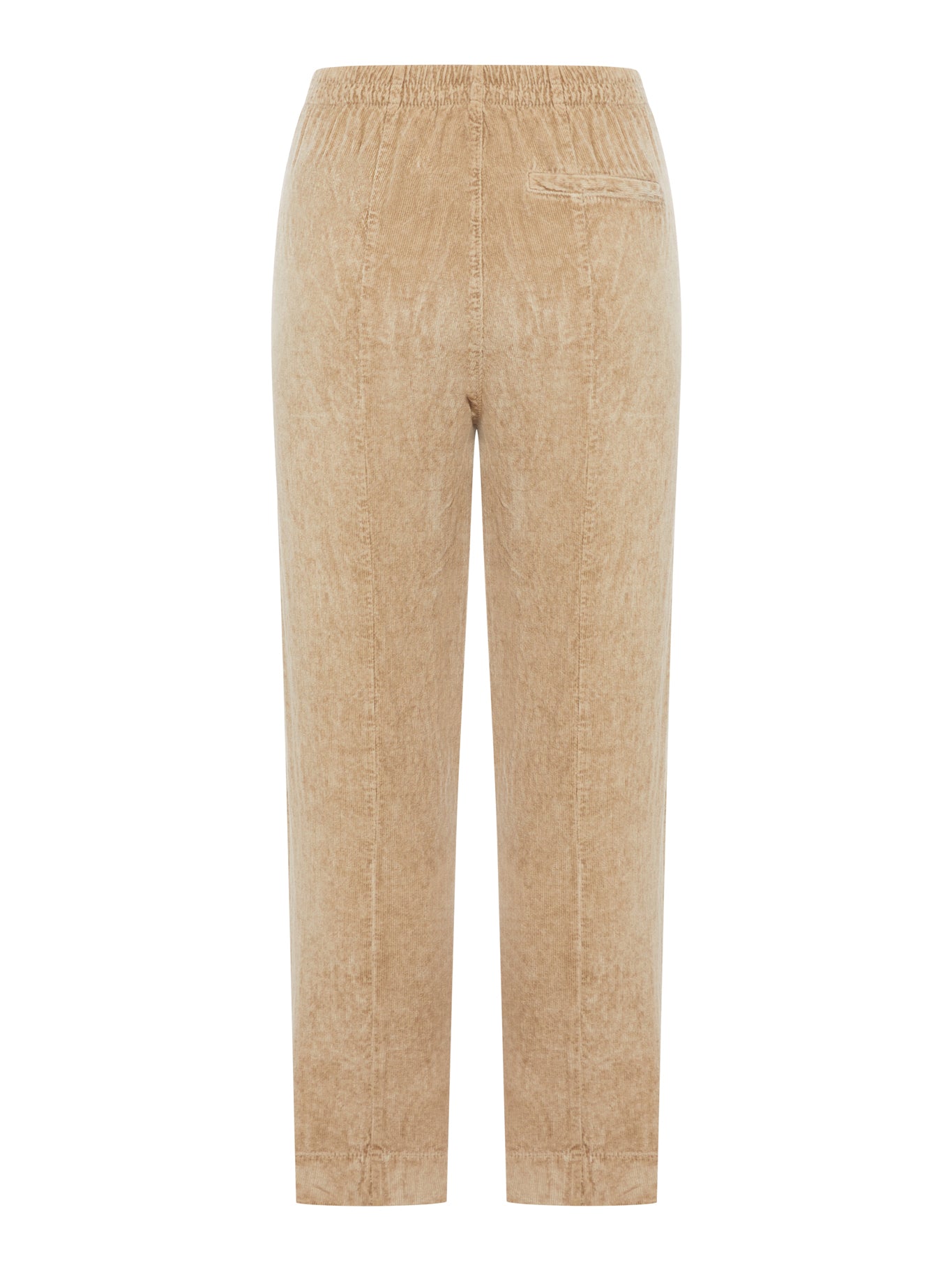 REGULAR FIT VELVET RIBBED TROUSERS