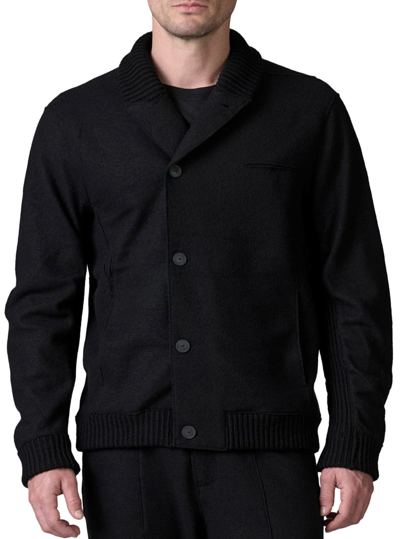 VIRGIN WOOL CLOTH JACKET