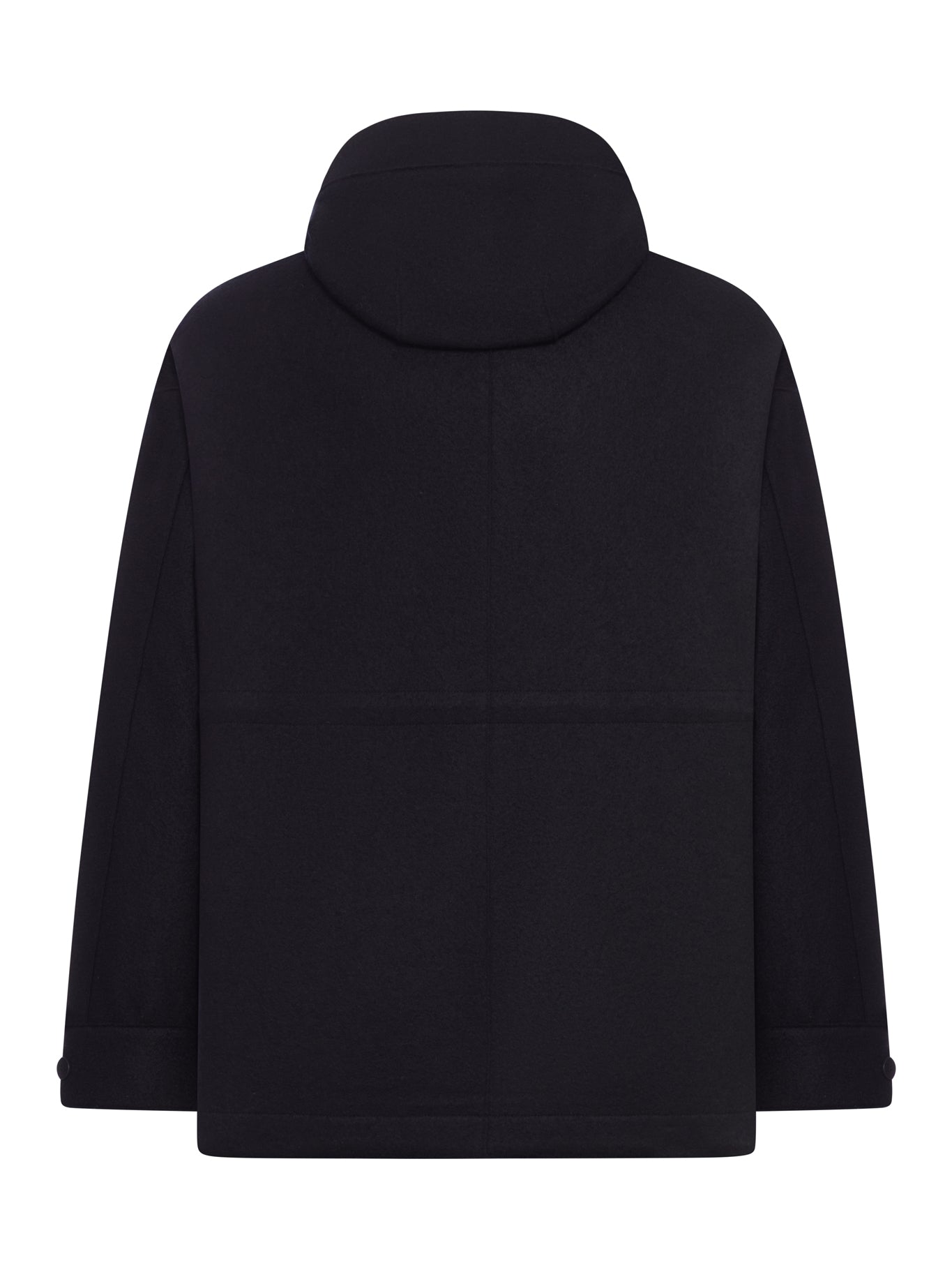 LOOSE FIT ZIP-UP SAHARA JACKET IN VIRGIN WOOL CLOTH