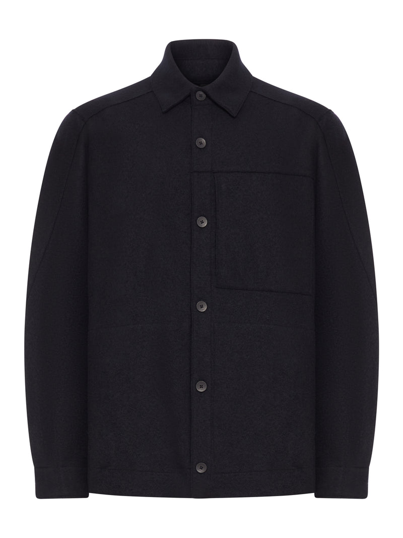 VIRGIN WOOL OVERSHIRT