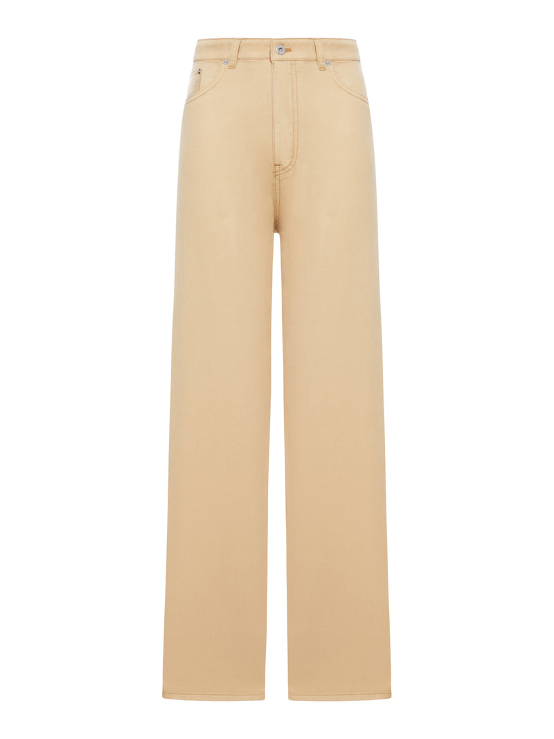 WIDE LEG DENIM TROUSERS