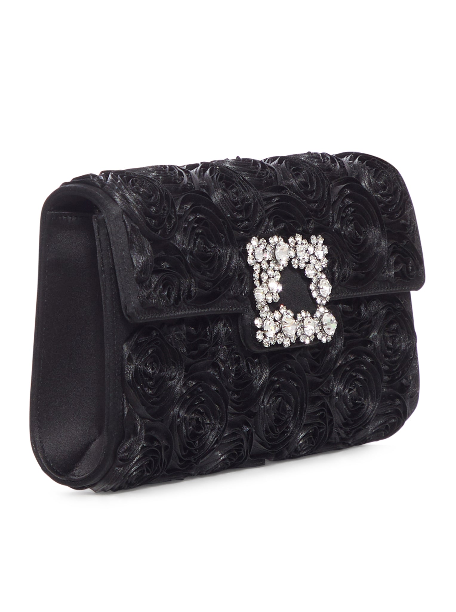 ENVELOPE FLAP FLOWER BUCKLE CLUTCH