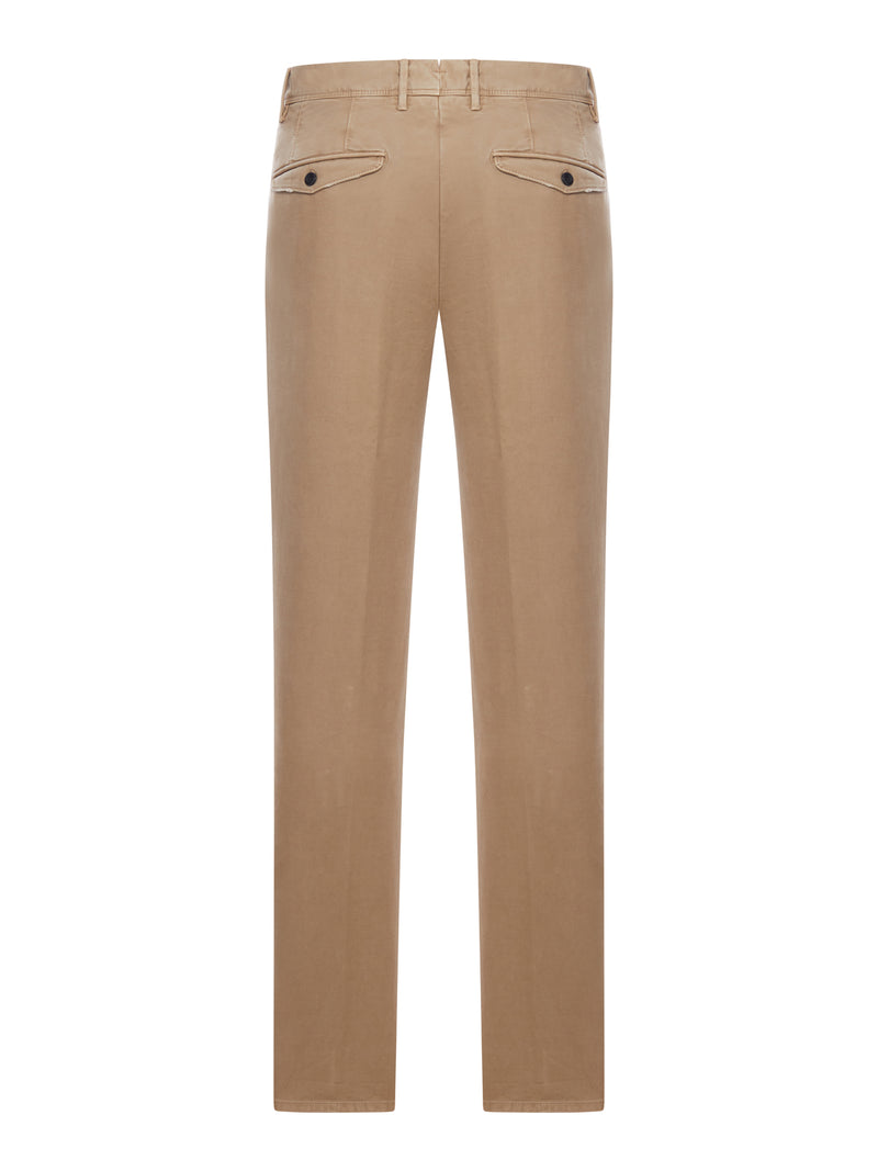 TAILORED COTTON TROUSERS