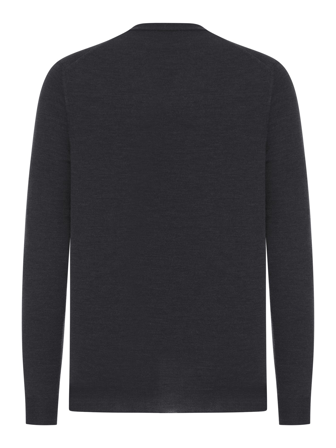 V-NECK SWEATER IN FINE COMBED WOOL