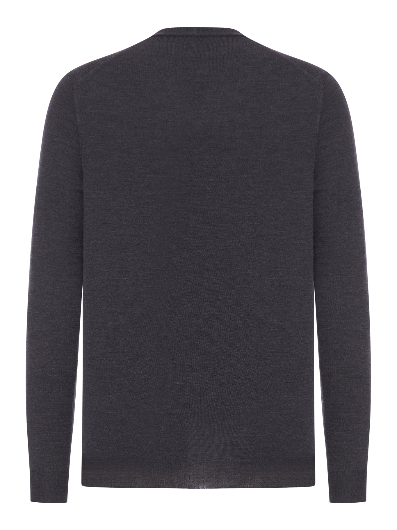 V-NECK SWEATER IN FINE COMBED WOOL