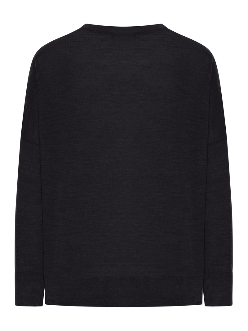 V-NECK WOOL SWEATER