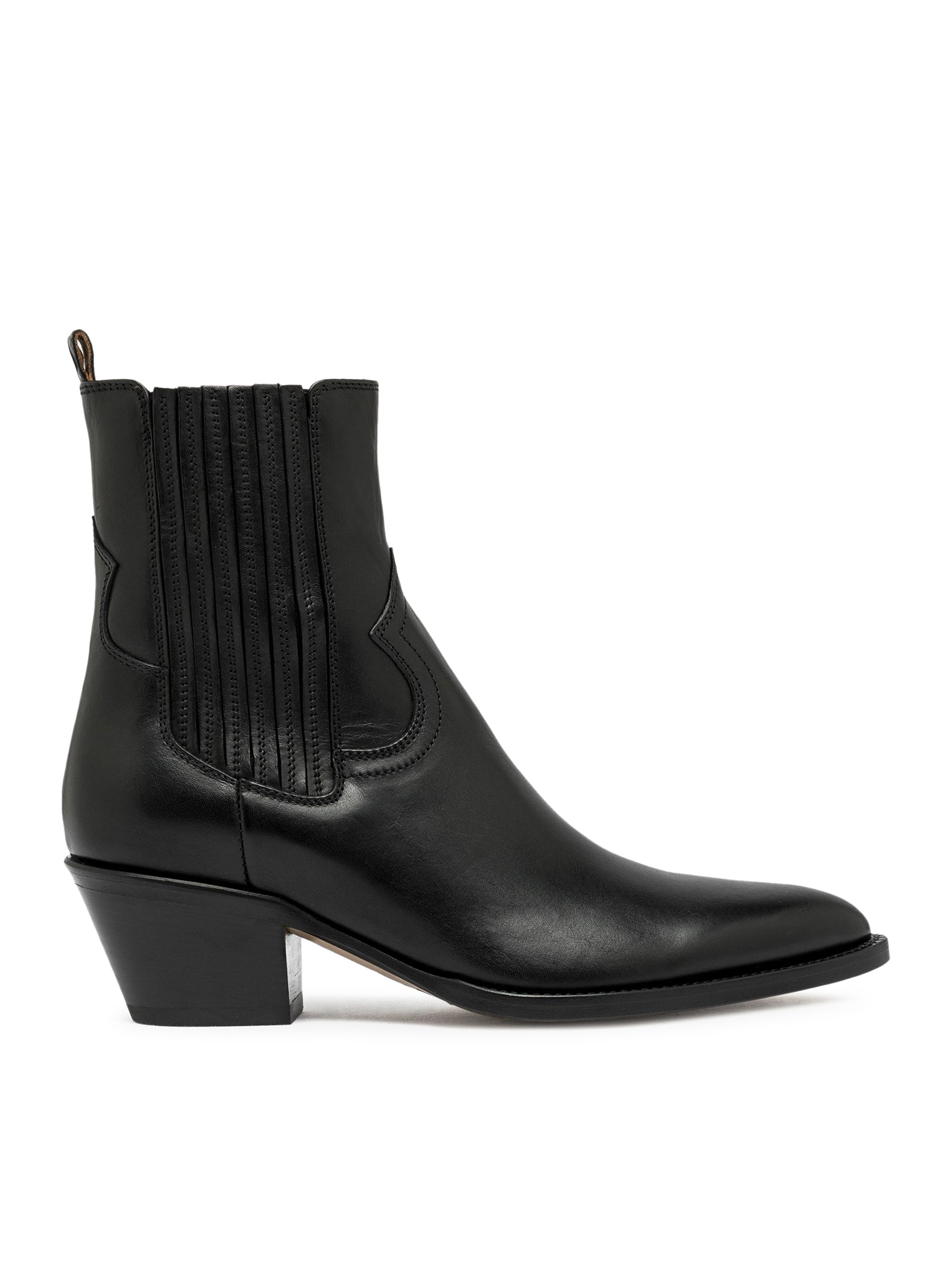 ANNIE ANKLE BOOT IN WAXED LEATHER
