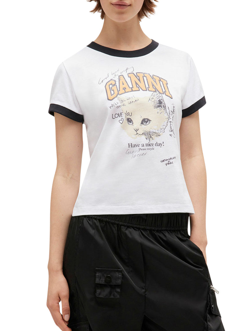 COTTON T-SHIRT WITH PRINT