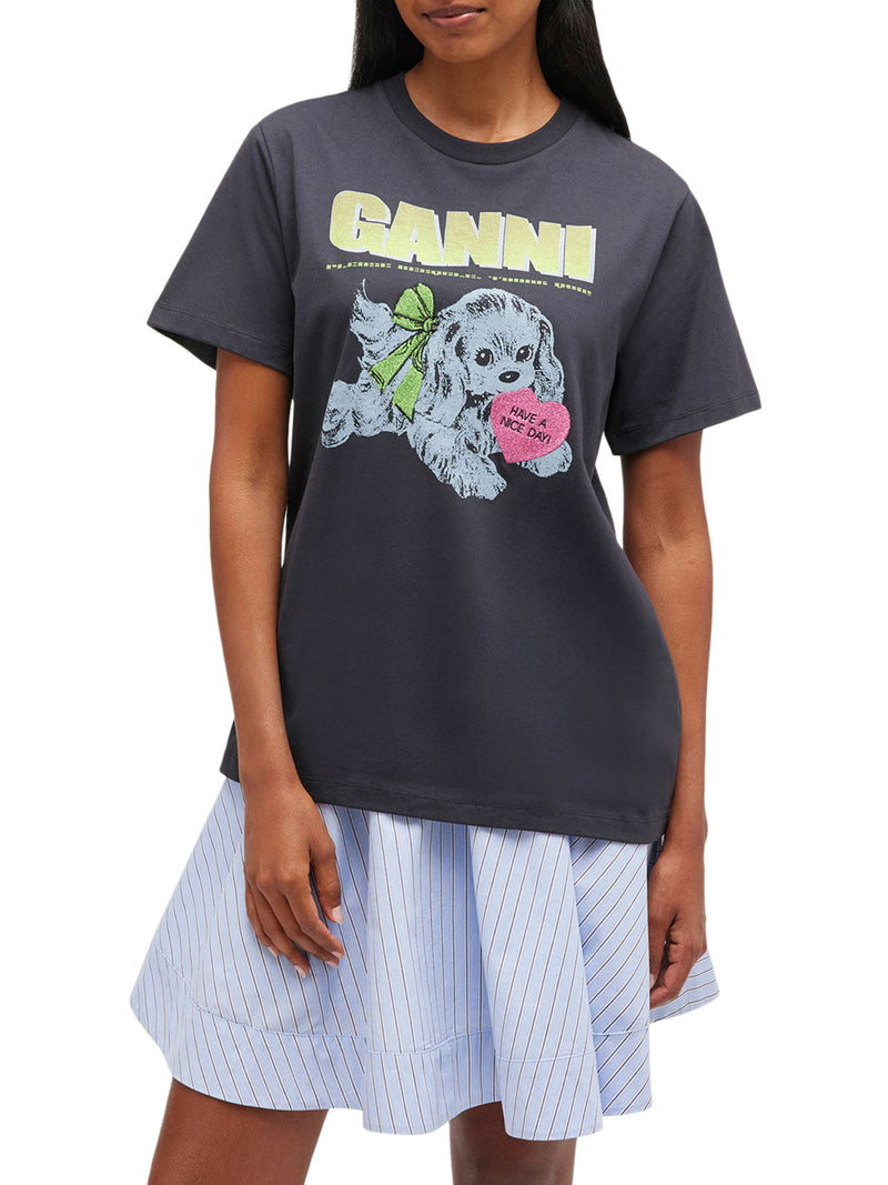 COTTON T-SHIRT WITH PRINT