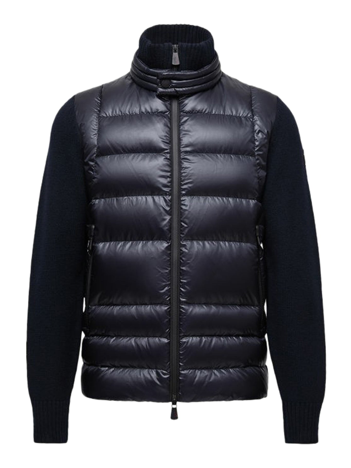 WOOL PADDED CARDIGAN WITH ZIP