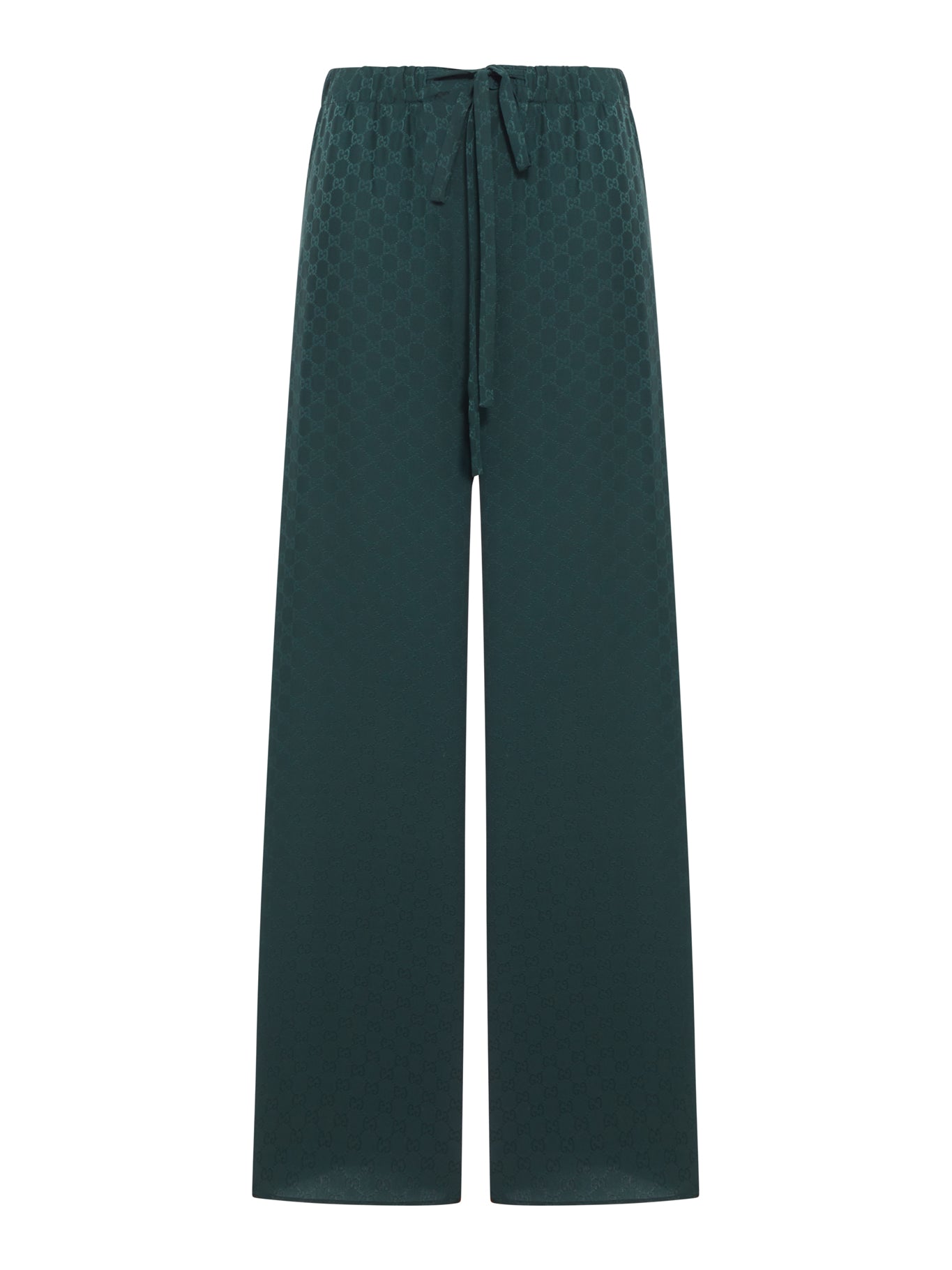 GG JACQUARD SILK JOGGING PANTS