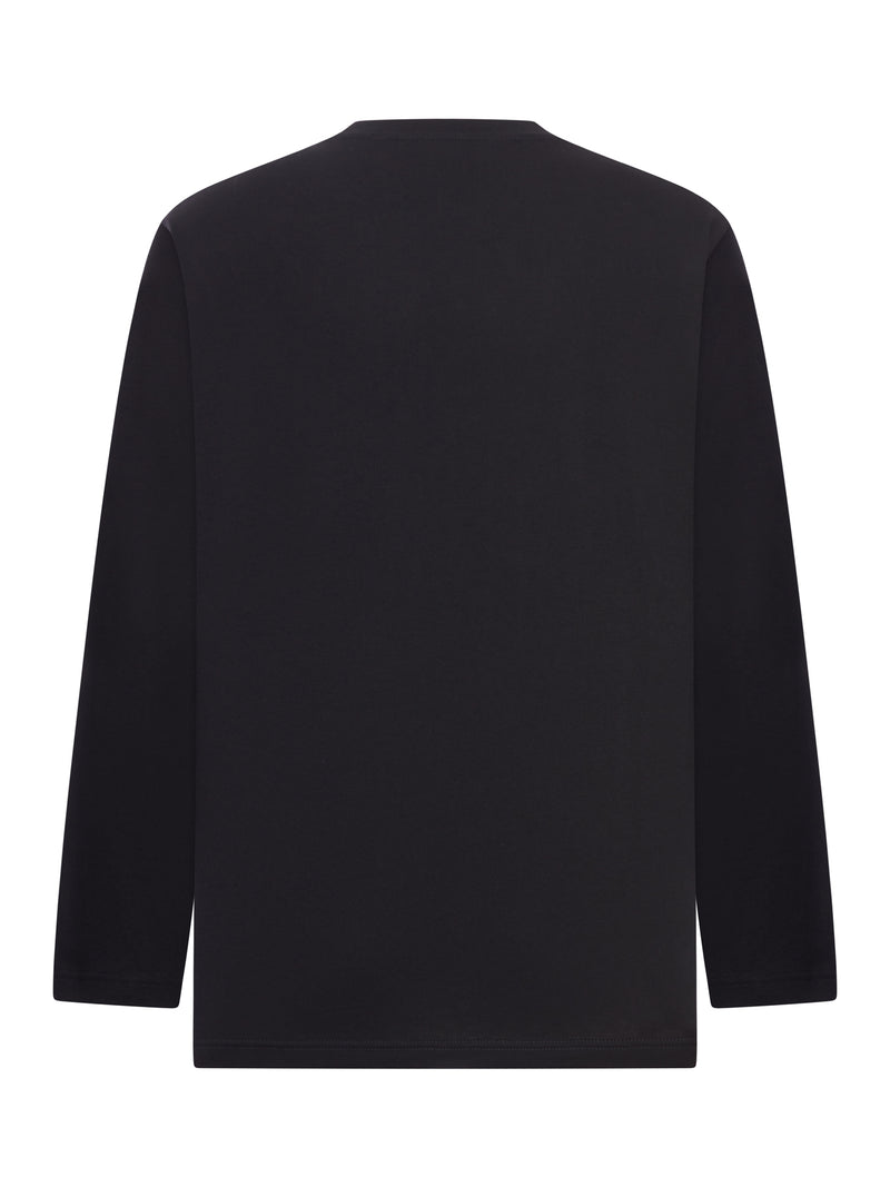 COTTON JERSEY T-SHIRT WITH EMBROIDERED LOGO