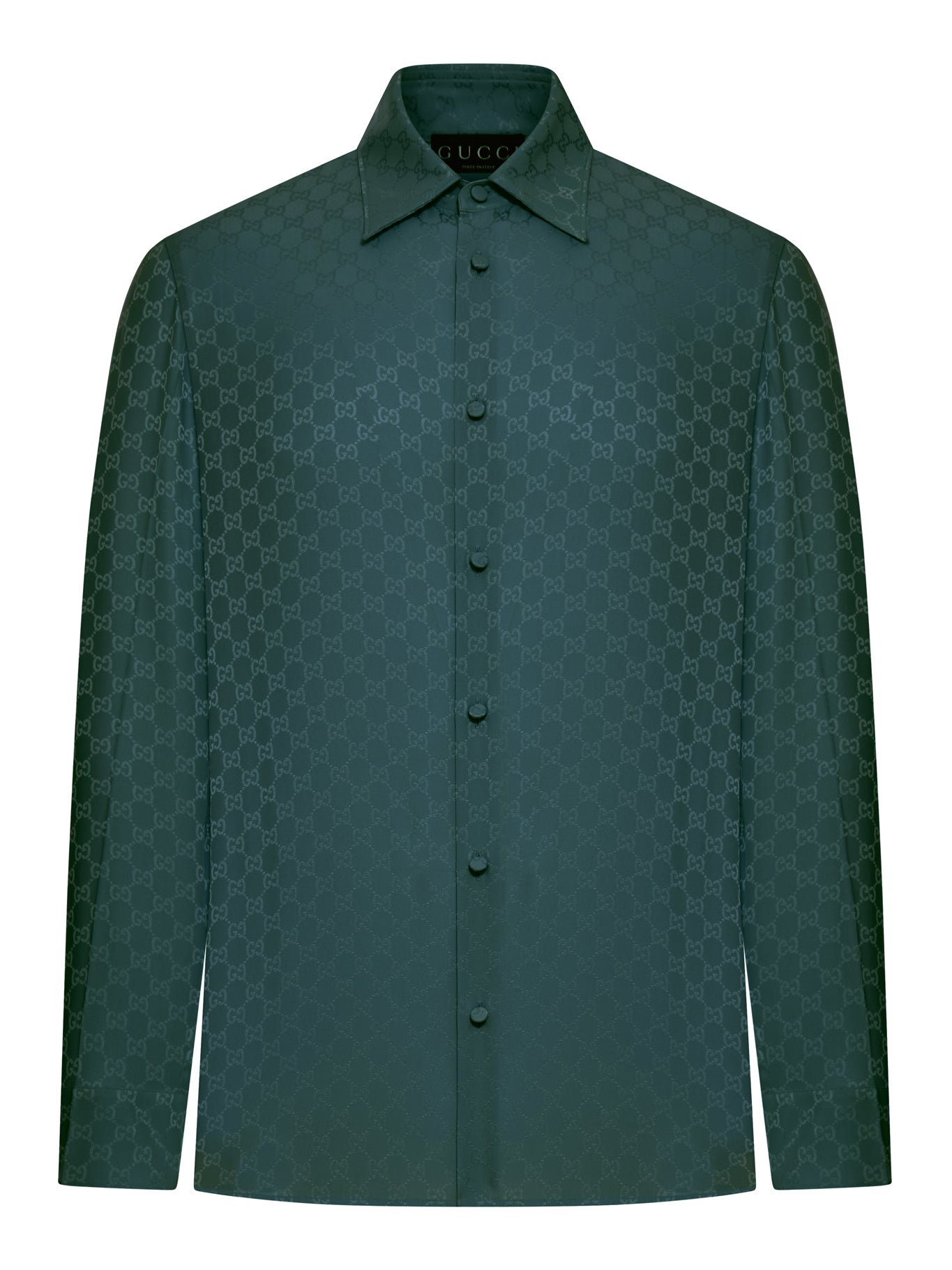 GG JACQUARD SILK SHIRT