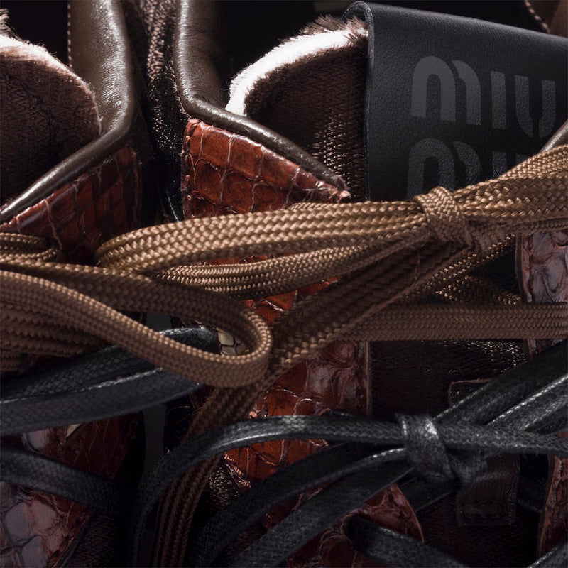 GYMNASIUM SNEAKERS IN TECHNICAL FABRIC AND PYTHON PRINT AYERS