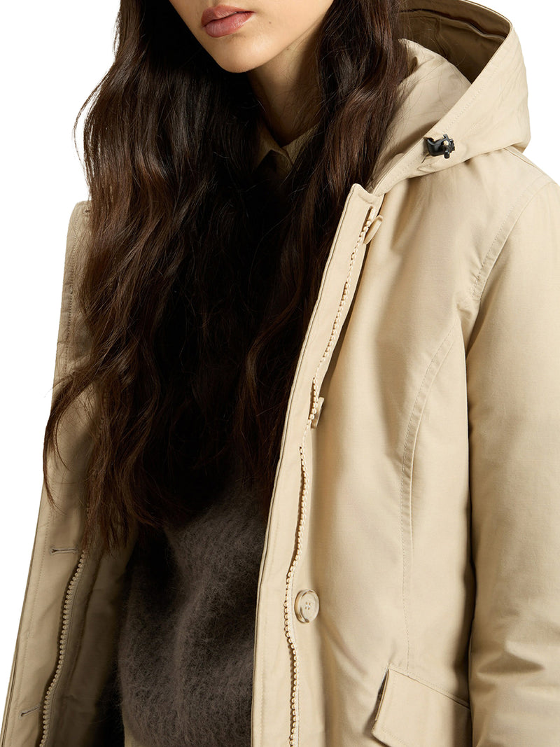 ARCTIC PARKA IN RAMAR CLOTH WITH REMOVABLE FUR