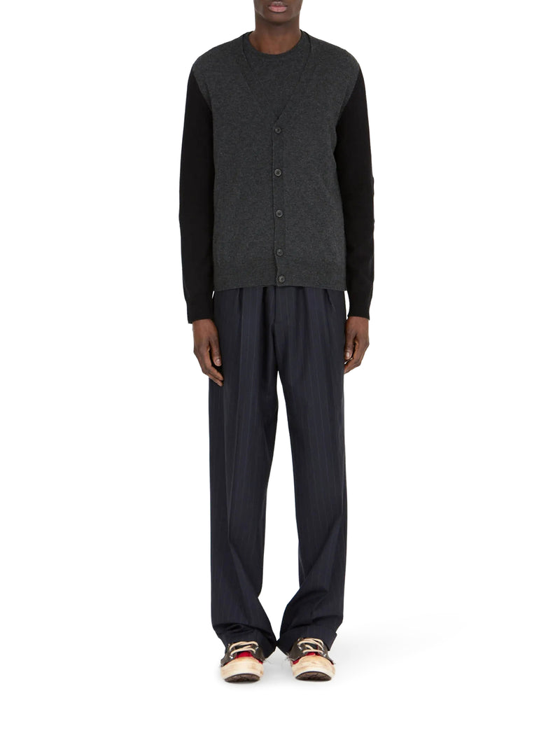 V-NECK WOOL CARDIGAN