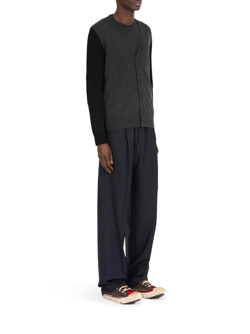 V-NECK WOOL CARDIGAN