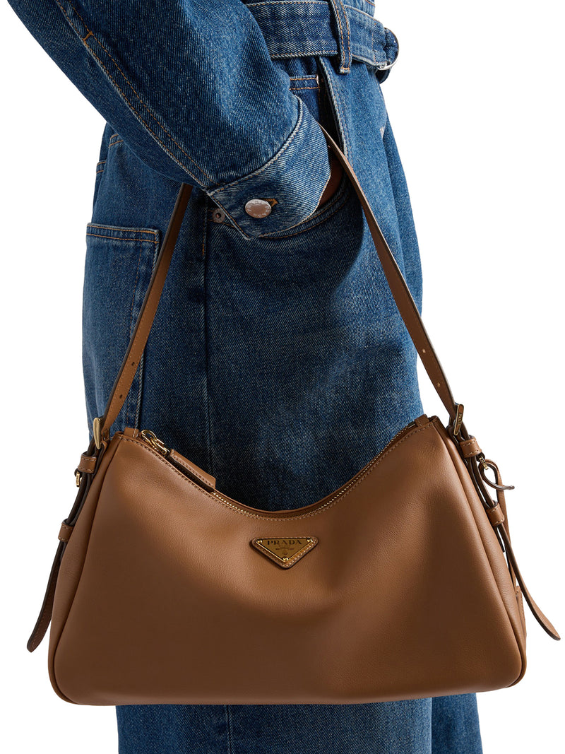 AIMEE MEDIUM LEATHER SHOULDER BAG