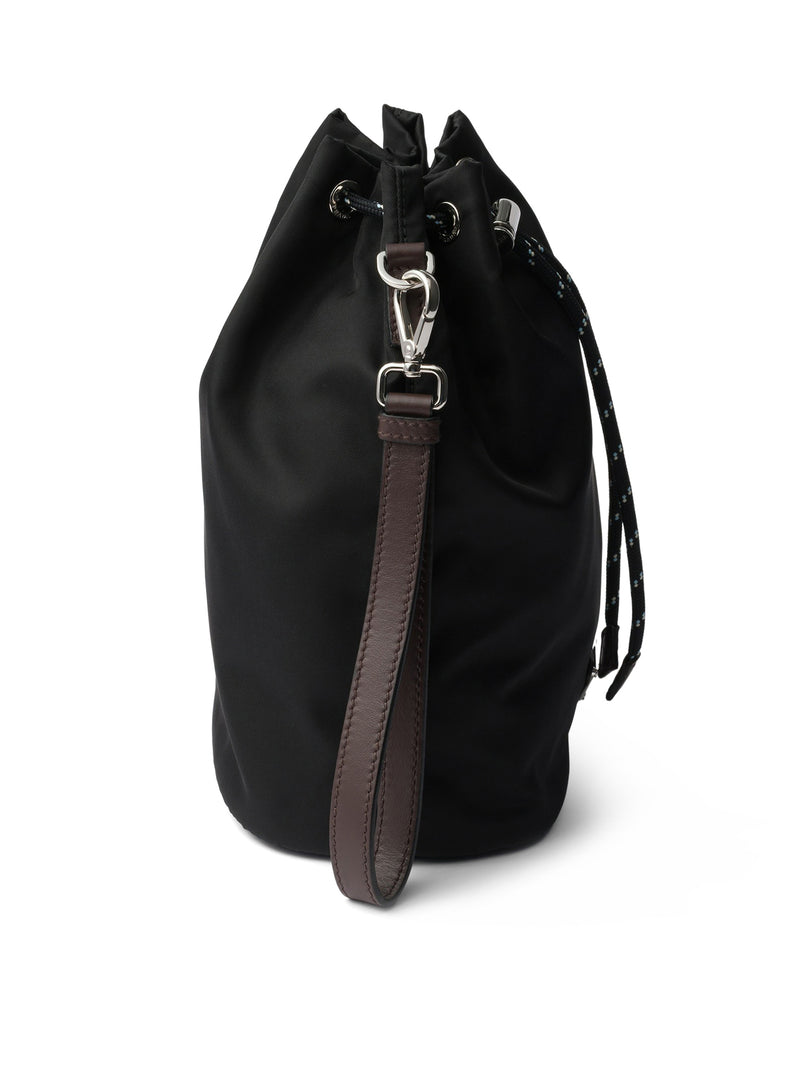 SPEEDROCK POUCH IN RE-NYLON AND LEATHER