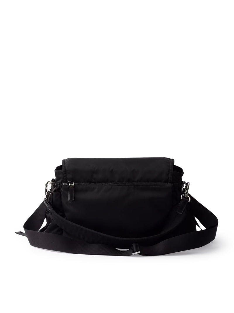EXPLORE BAG IN RE-NYLON AND LEATHER