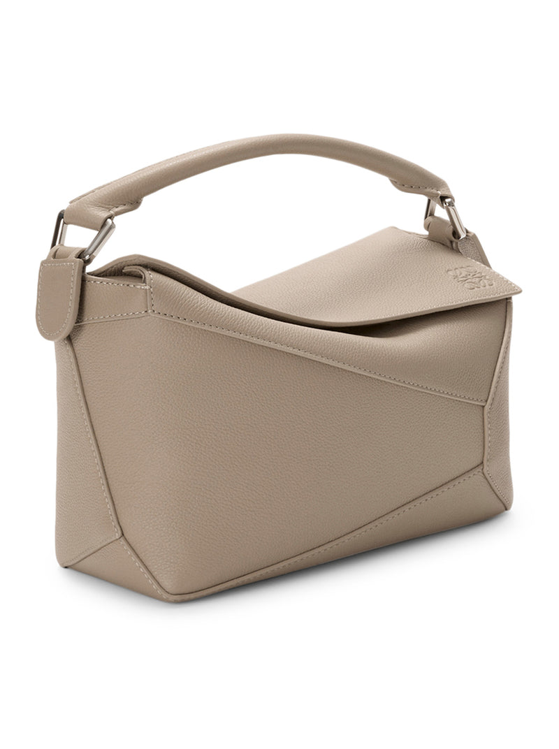 SMALL PUZZLE EDGE BAG IN GRAINED CALFSKIN