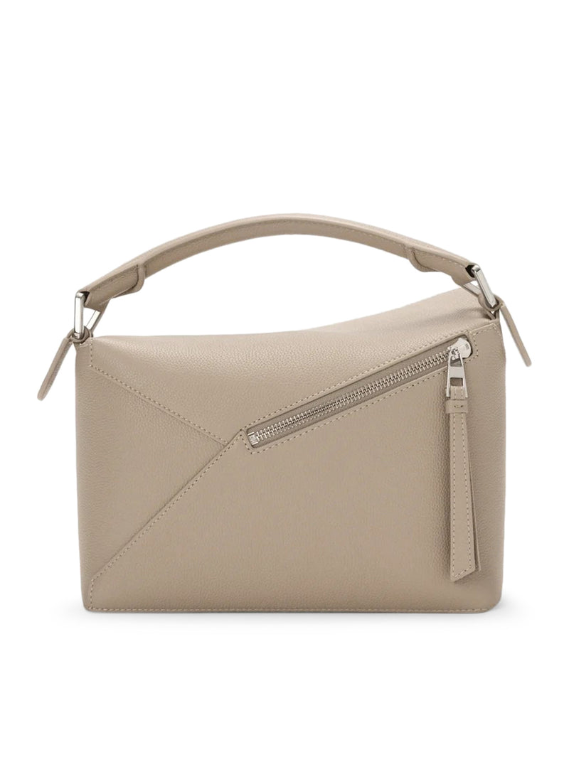 SMALL PUZZLE EDGE BAG IN GRAINED CALFSKIN