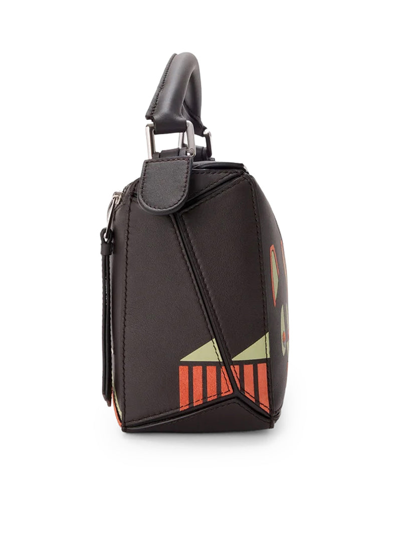 FUTURIST CAT SMALL PUZZLE BAG IN CALFSKIN