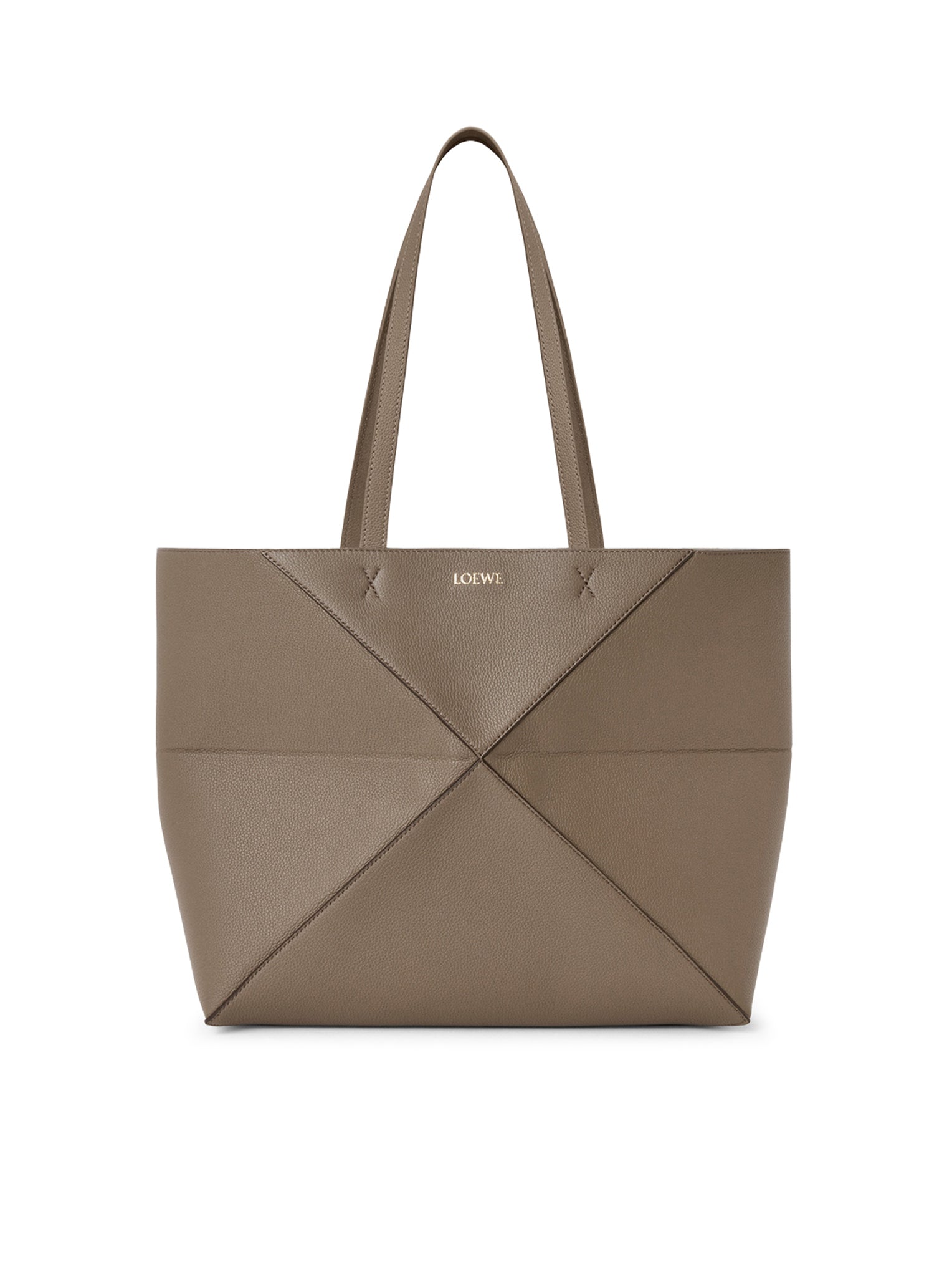 MEDIUM PUZZLE FOLD HORIZONTAL TOTE BAG IN GRAINED CALFSKIN