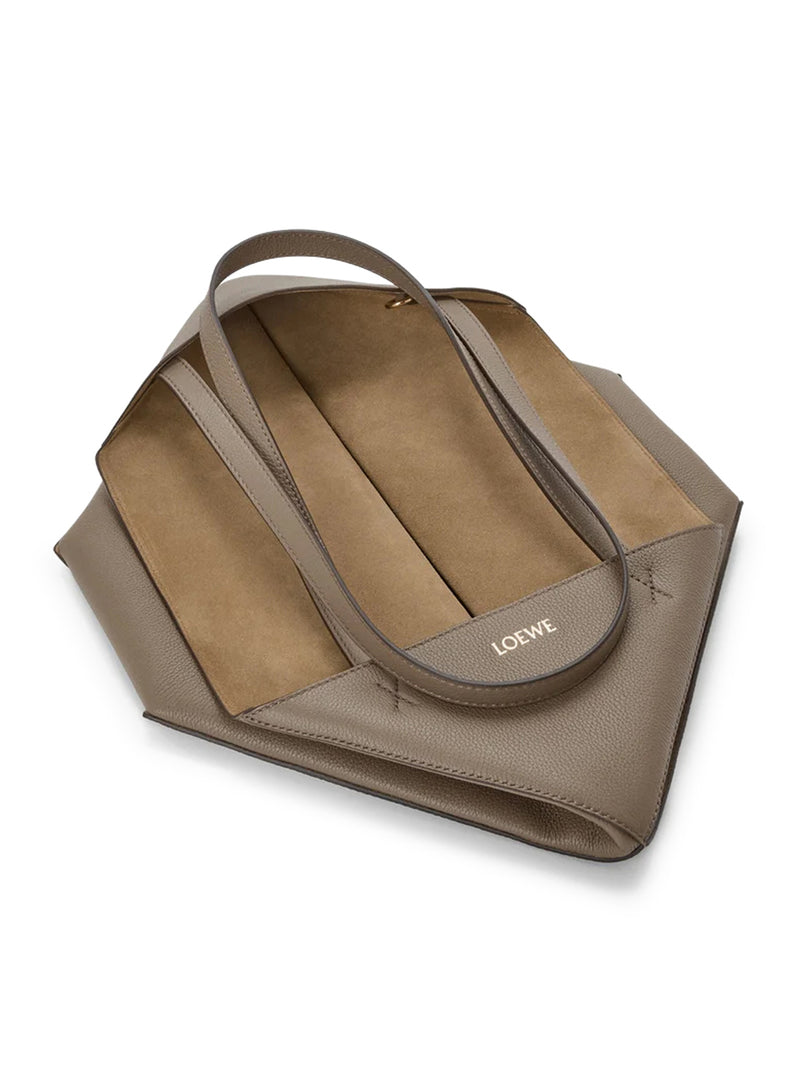 MEDIUM PUZZLE FOLD HORIZONTAL TOTE BAG IN GRAINED CALFSKIN