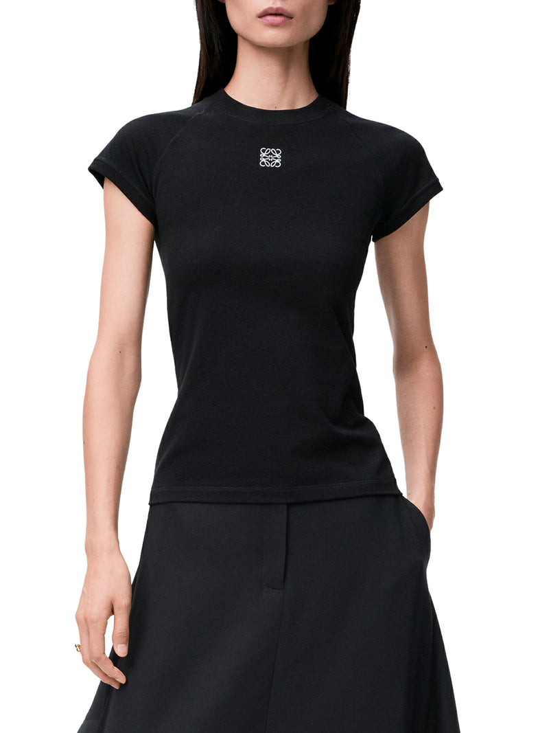 SMALL FIT T-SHIRT WITH ANAGRAM EMBROIDERY