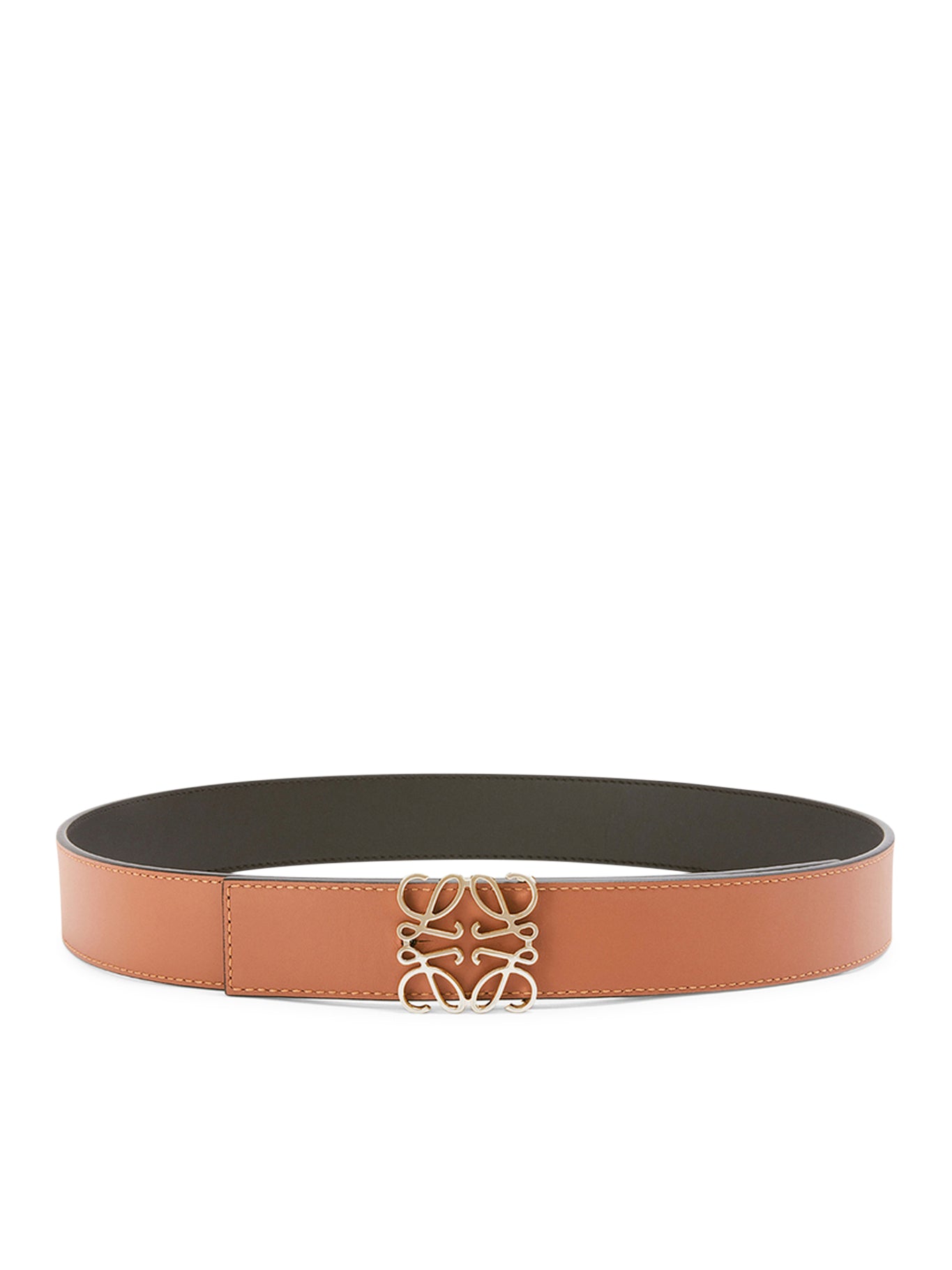ANAGRAM REVERSIBLE BELT IN SMOOTH CALFSKIN