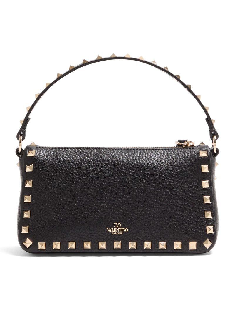 ROCKSTUD SMALL GARNET CALFSKIN CROSSBODY BAG