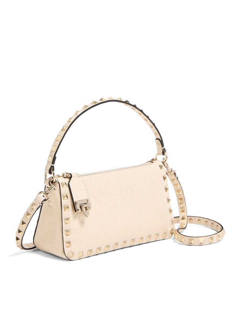 ROCKSTUD SMALL GARNET CALFSKIN CROSSBODY BAG