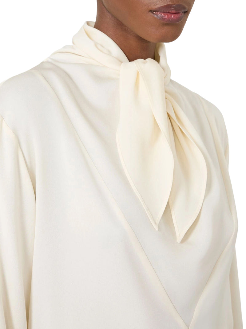 SILK CHARMEUSE BLOUSE