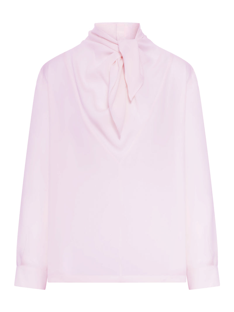 SILK CHARMEUSE BLOUSE
