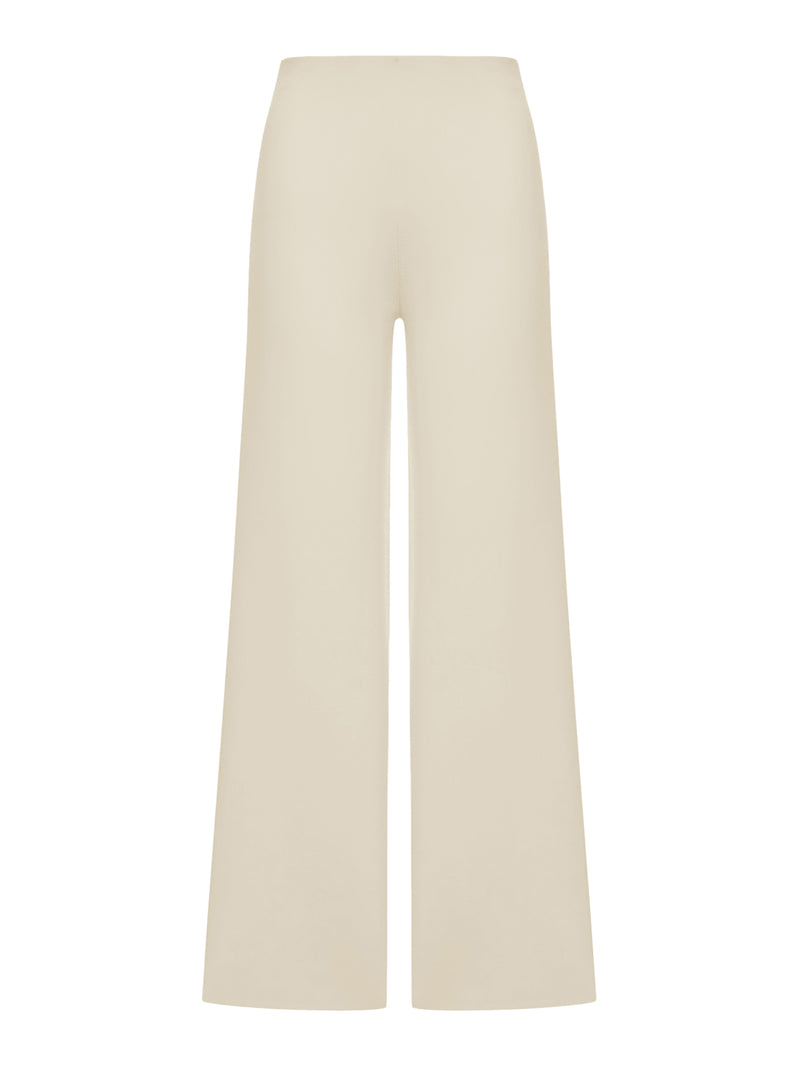 CREPE KNIT TROUSERS