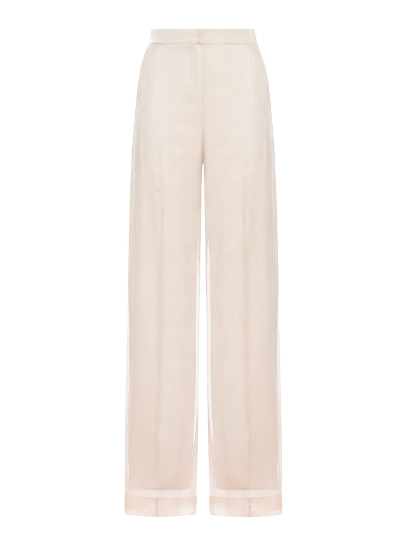 OLIVI TROUSERS IN SILK ORGANZA