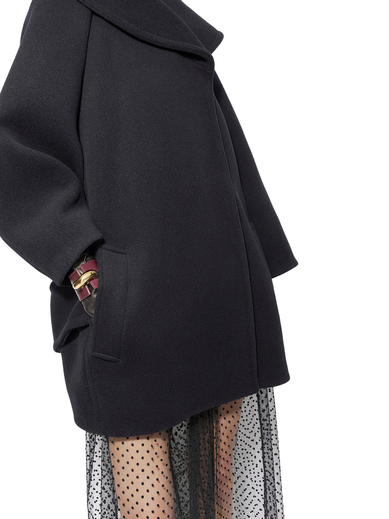 WIDE-LEG MESH TROUSERS