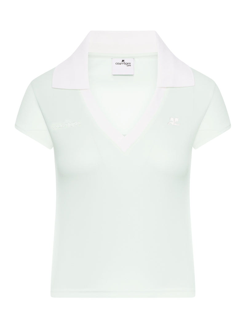 SPORT CROPPED POLO