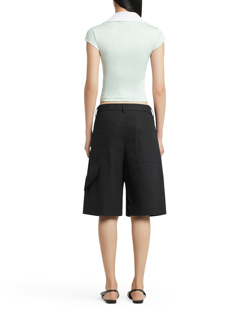 SPORT CROPPED POLO