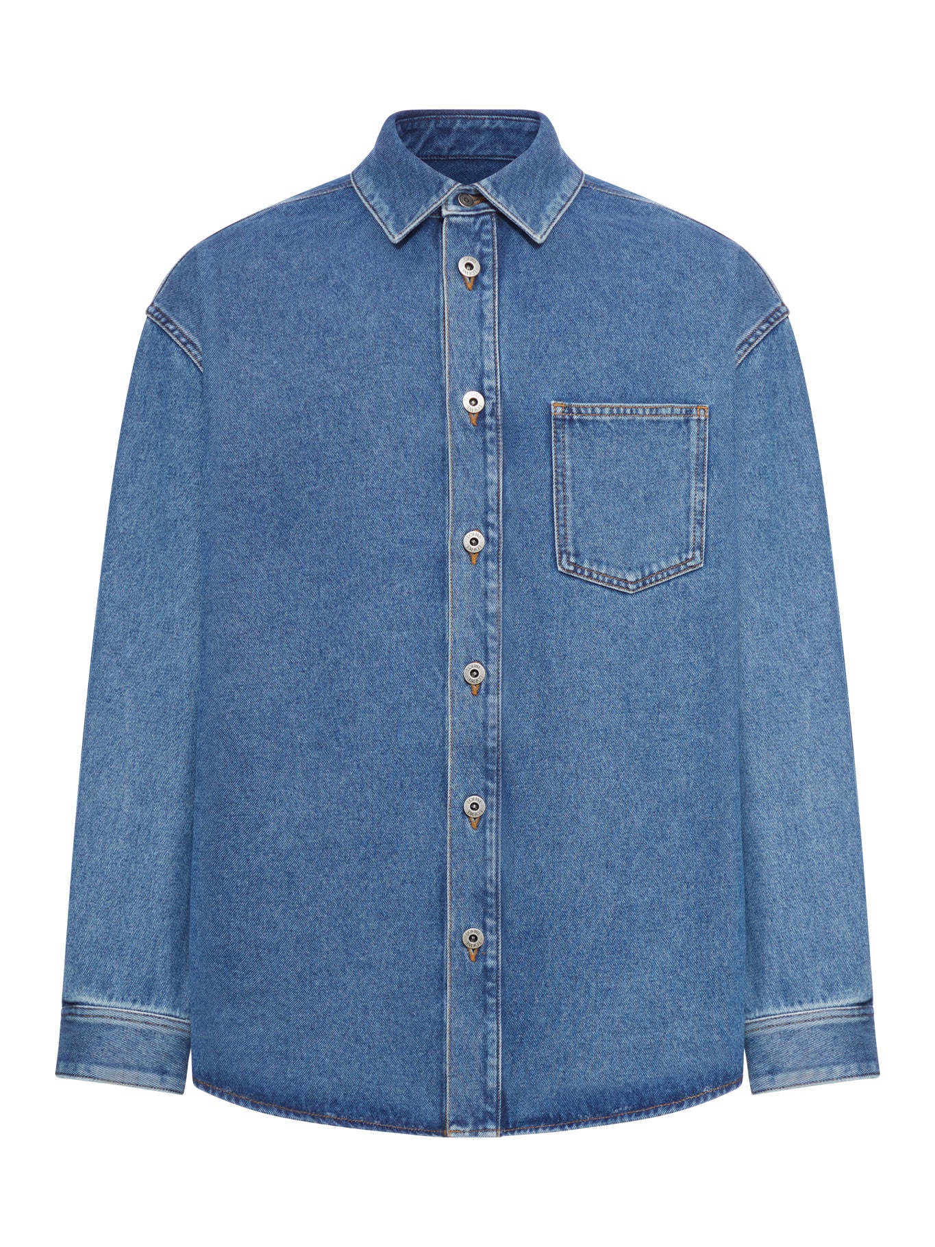 DENIM ANAGRAM OVERSHIRT