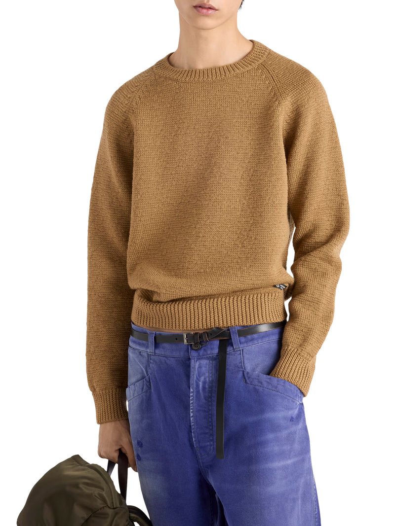 CREW NECK SWEATER IN VIRGIN WOOL