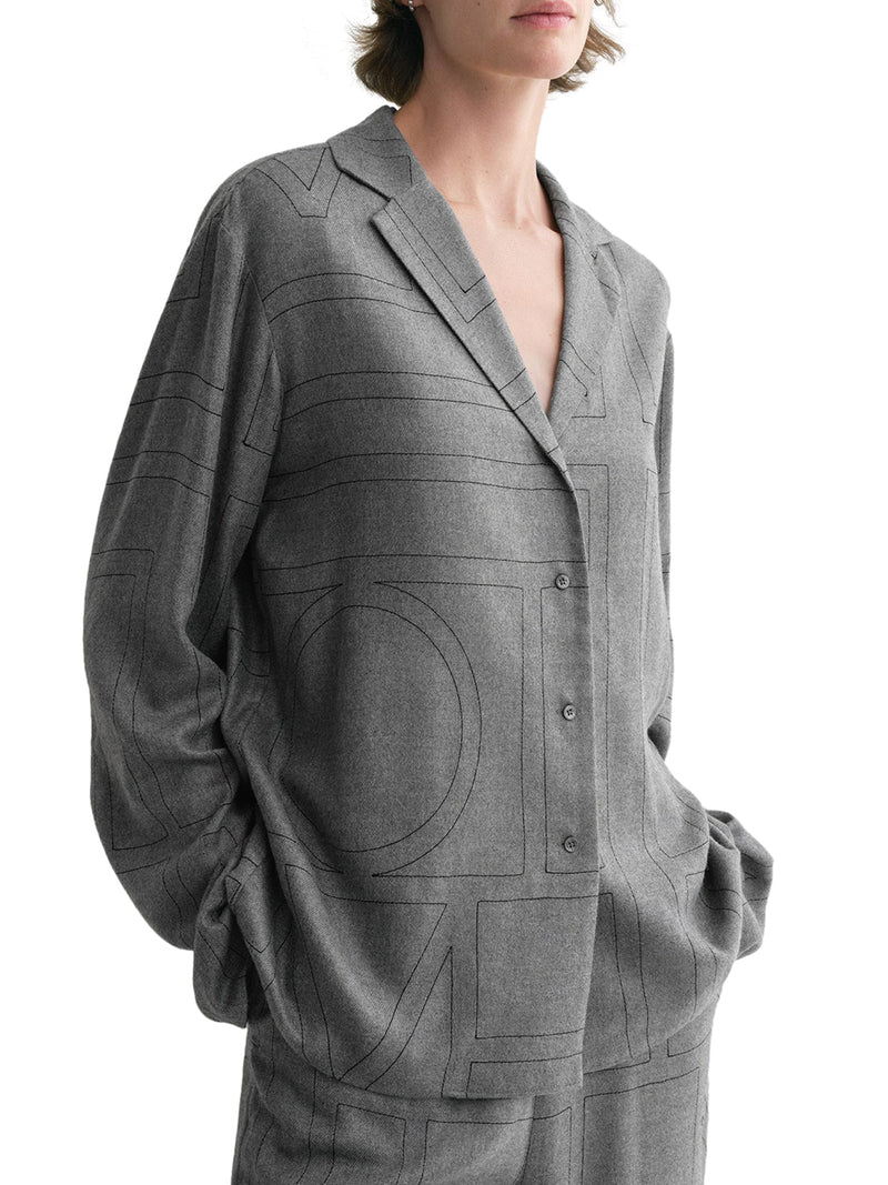 MONOGRAM FLANNEL SHIRT