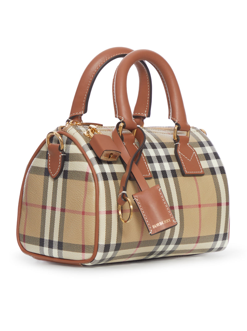 MINI CHECK BOWLING BAG