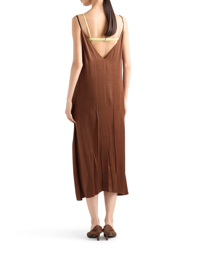SATIN CREPE DRESS