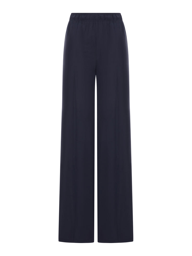 WASHED SILK TROUSERS