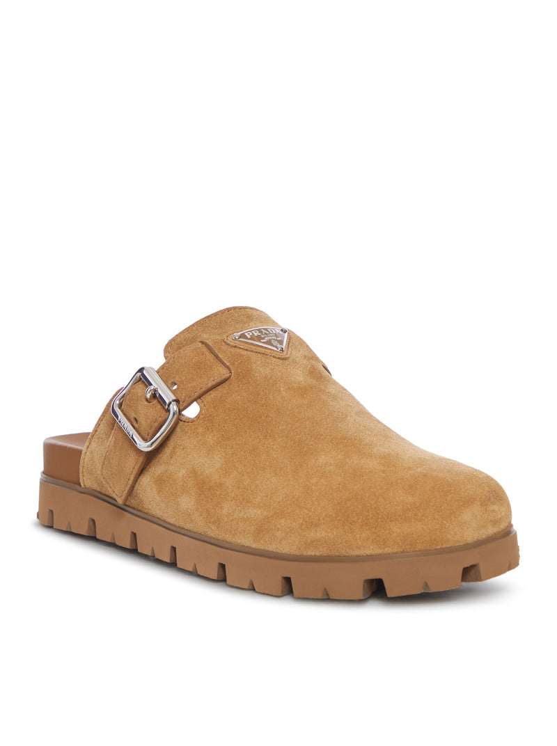 SUEDE MULES